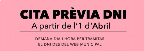 Cita prèvia DNI