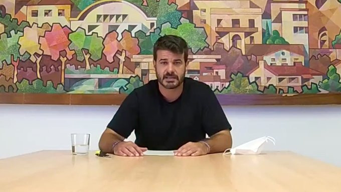 Roda de premsa de l'Alcalde Oriol Lozano de 30 de juliol