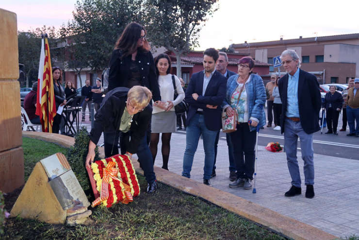 Ofrena floral Homenatge Lluís Companys