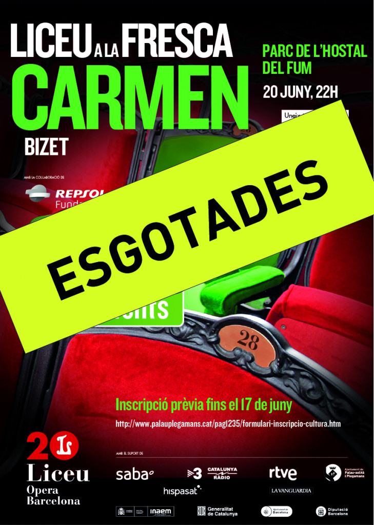 Liceu a la fresca esgotat