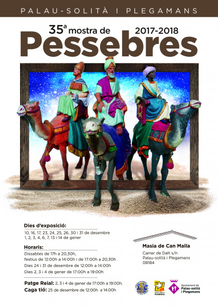 Cartell exposició de Pessebres i activitats