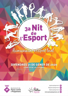 Cartell 3a nit de l'esport 2020.