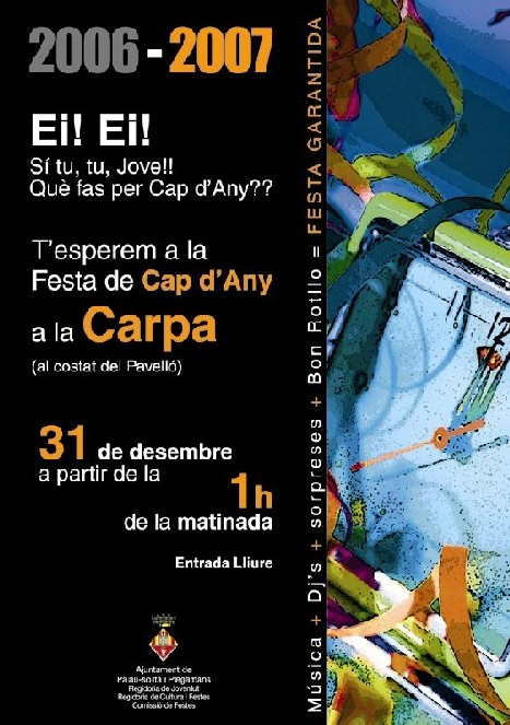 Cartell de Cap d'Any Jove