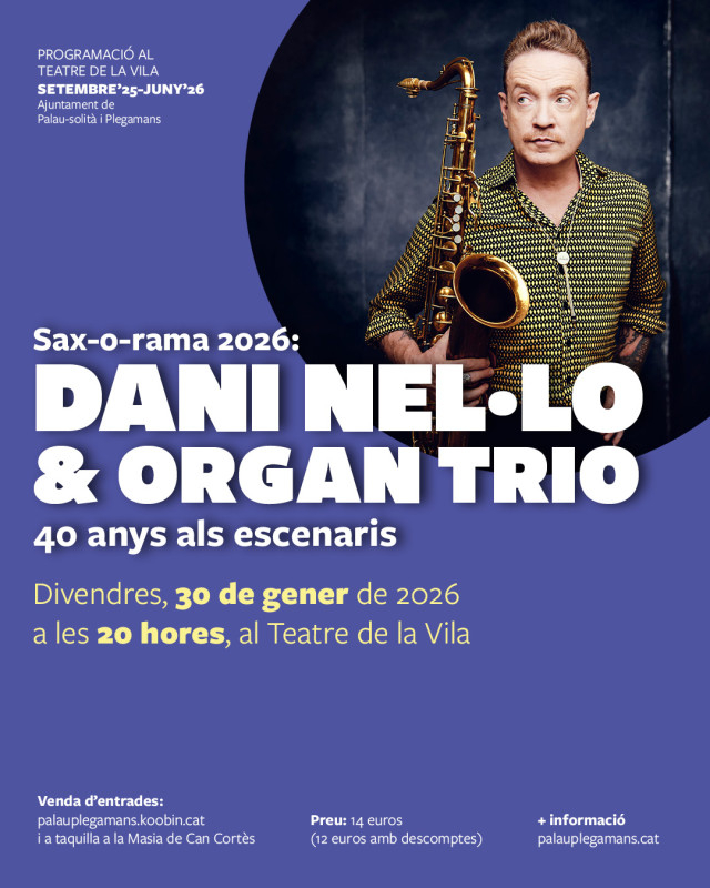 Cartell_Concert DANI NEL.LO & ORGAN