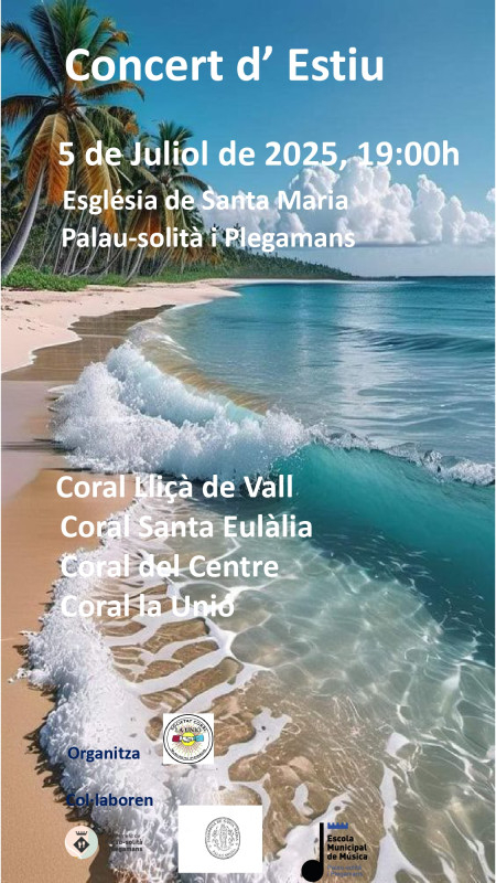 Cartell Concert d'estiu