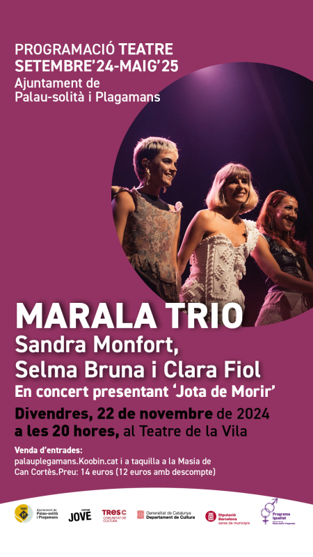 Cartell Concert MARALA TRIO