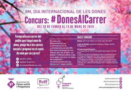 Cartell Dones al carrer