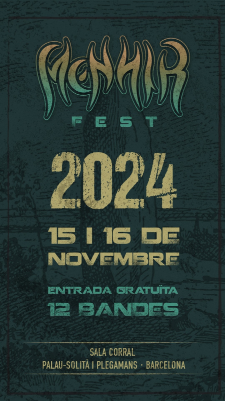 Cartell MENHIR FEST 2024