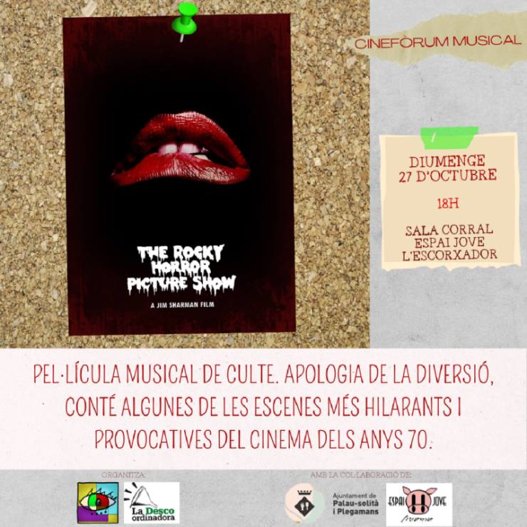 Cartell petit CINEFORUM_THE ROCKY HORROR PICTURE SHOW