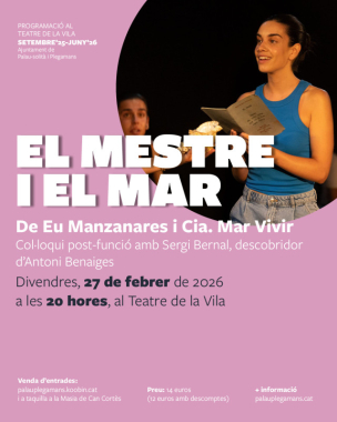Cartell petit_Teatre Estable_EL MESTRE I EL MAR