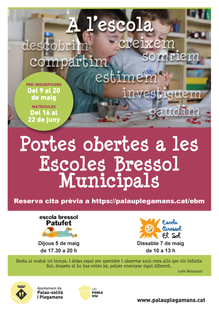 Cartell Portes Obertes