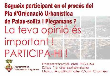 Cartell de la convocatòria