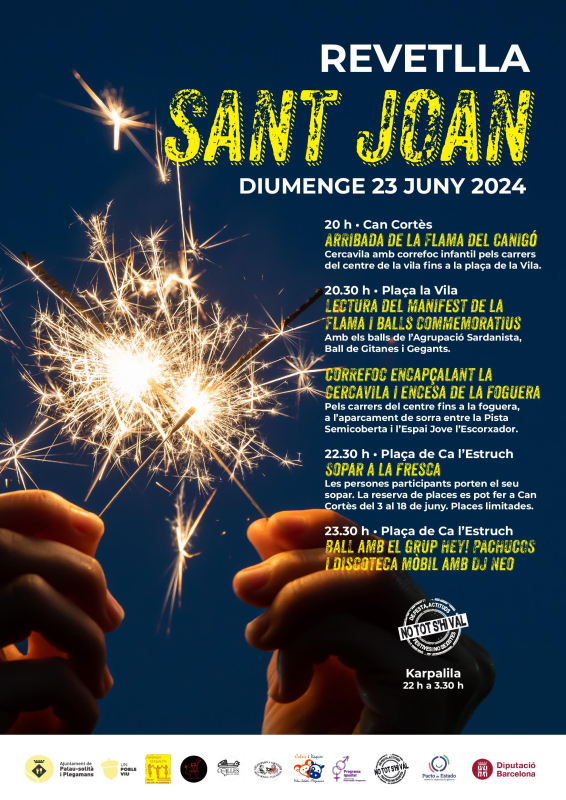 Cartell Revetlla de Sant Joan 2024