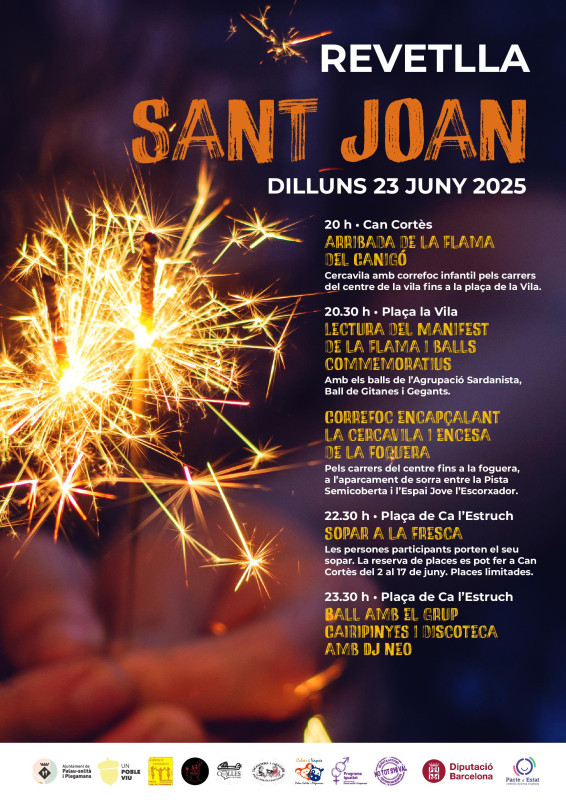 Cartell Revetlla de Sant Joan 2025