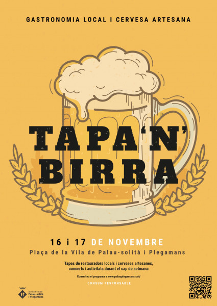 Cartell Tapa'n'Birra.