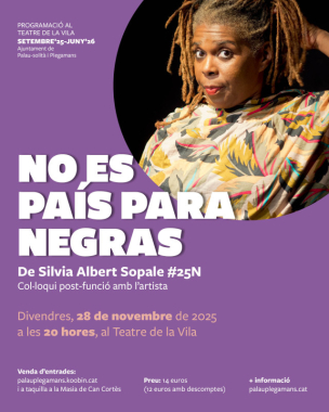 Cartell Teatre Estable_NO ES PAÍS PARA NEGRAS