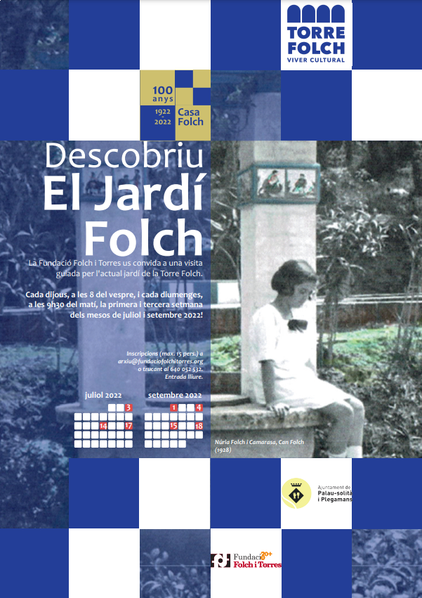 Visites jardí Torre Folch