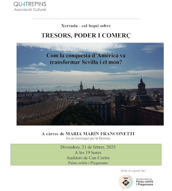 CARTELL_Xerrada_col.loqui_TRESORS, PODER I COMERÇ