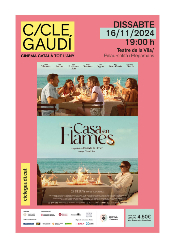 Cartell Cicle Gaudí_CASA en FLAMES