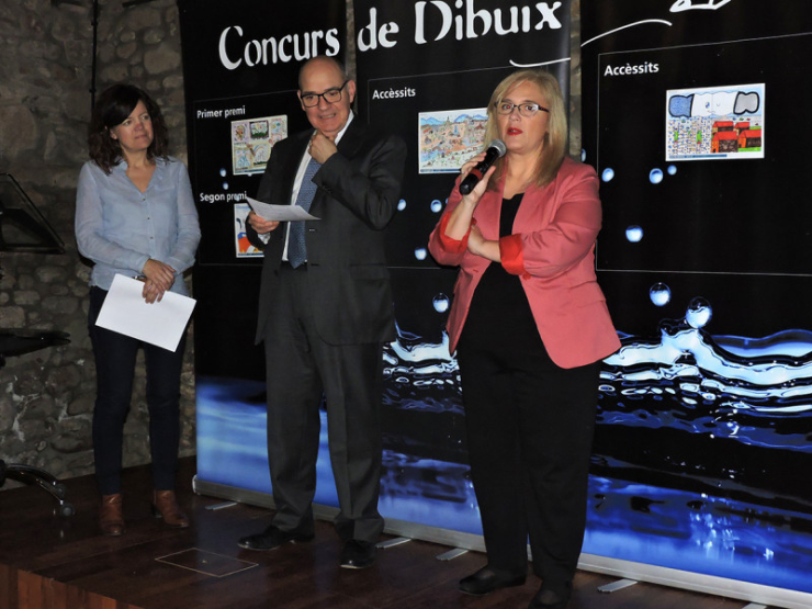 Carmen Cabeza amb Josep M. Manyosa