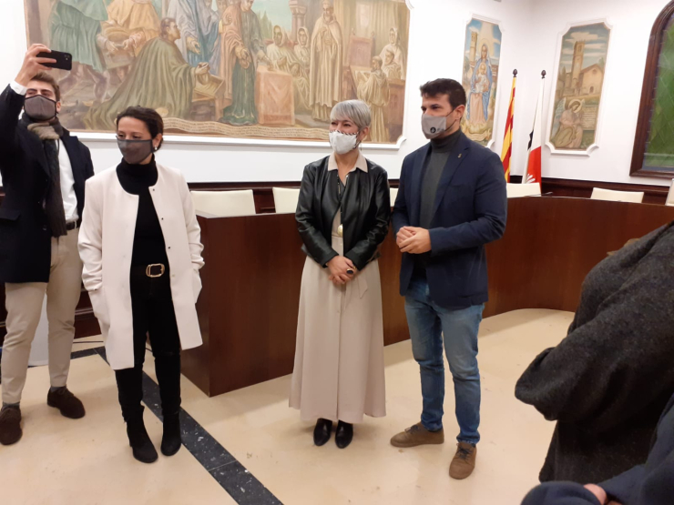 Visita consellera de Justícia, Lourdes Ciuró