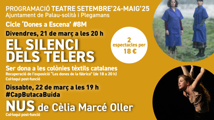 Cartell Cicle dones a escena