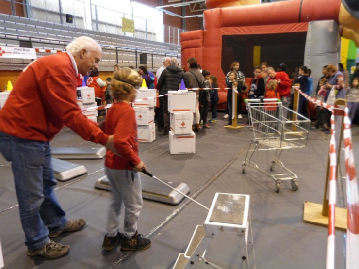 Circuit per a descobrir les dificultats de les persones cegues