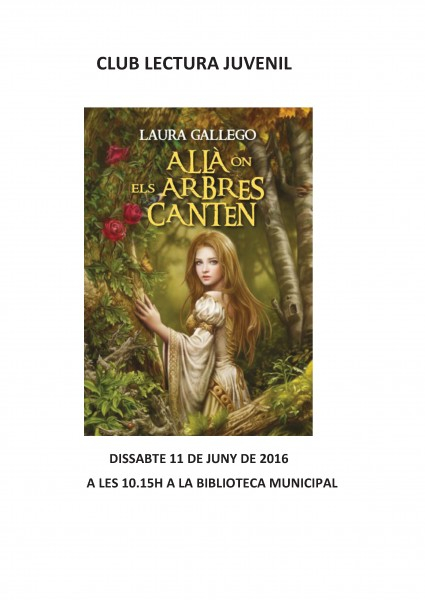 Cartell Club Lectura Juvenil