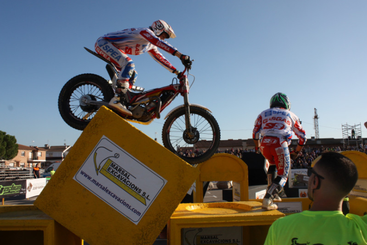 Uns instants de la competició