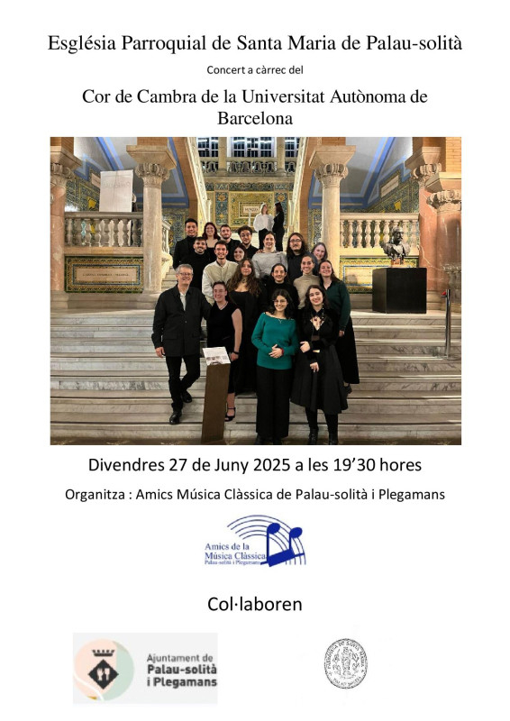 Concert Cor de Cambra de la Universitat Autònoma de Barcelona