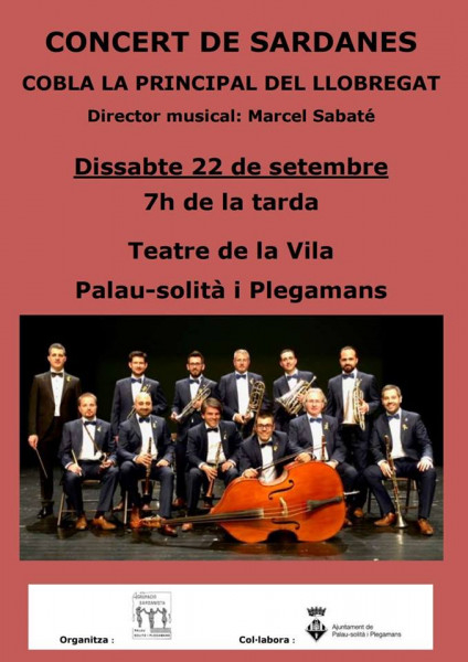 Cartell del Concert de sardanes