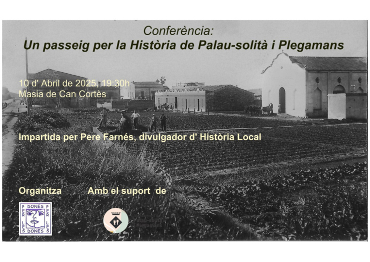 Cartell Conferència_Història de Palau-solità i Plegamans