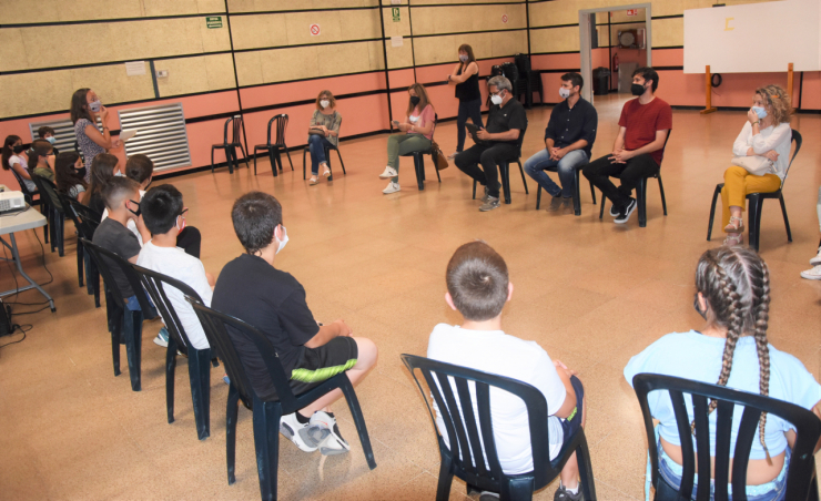 Consell d'Infants 2021. Trobada amb l'alcalde i el regidor d'Educació