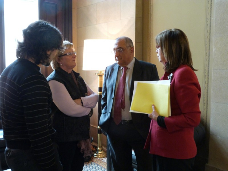Joan Carles Tinoco, Teresa Padrós, Joaquim Nadal i Irene Rigau
