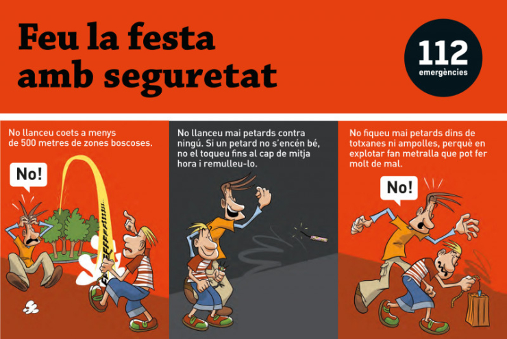Consells de seguretat Revetlla Sant Joan