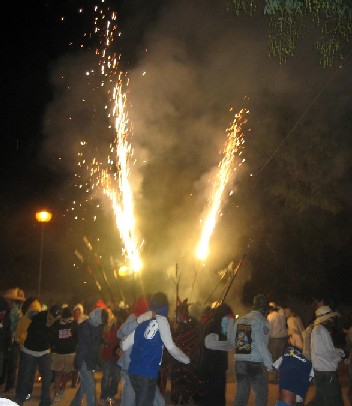 Imatge del correfoc de l'any passat