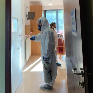 Desinfecció a Residencial Palau