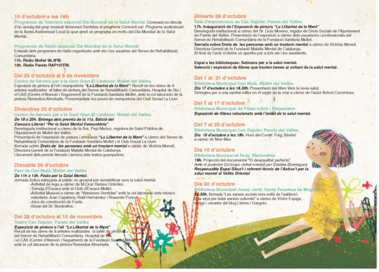 Programació activitats Dia Mundial de la Salut