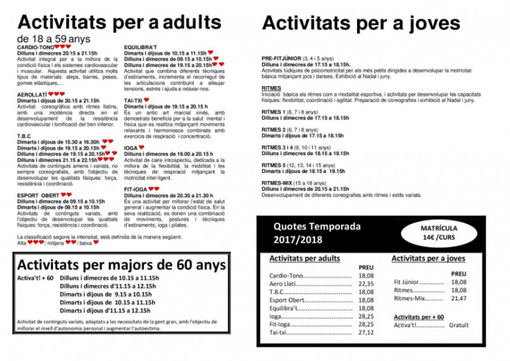Activitats esportives municipals.2