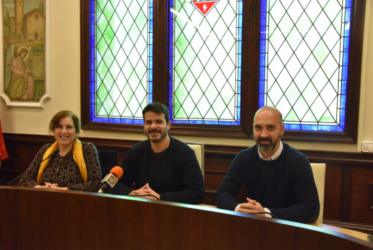 Signatura conveni amb l'Associació de Comerciants.