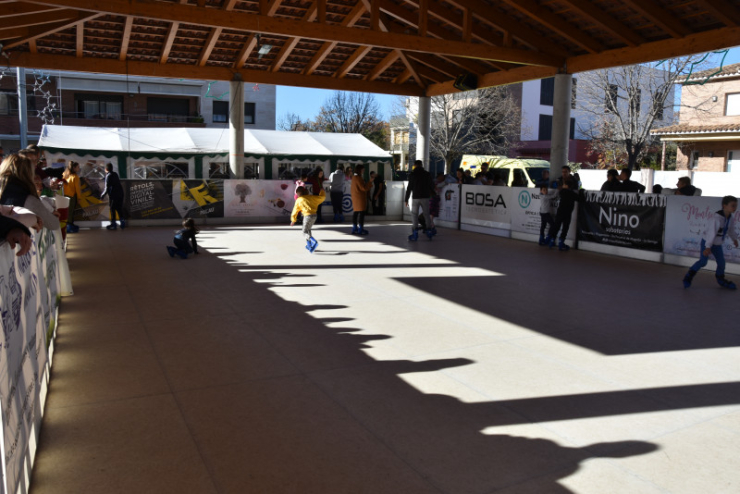 La Pista de Gel sintètic. Fira de Santa Llúcia.