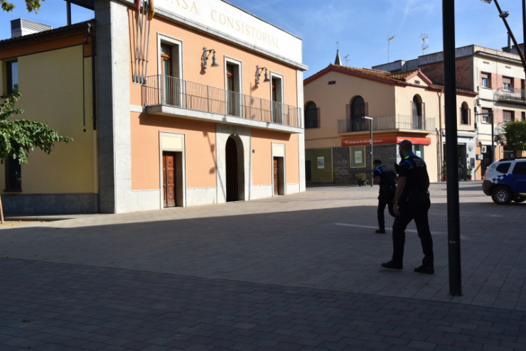 Simulacre d'incendi a l'Ajuntament