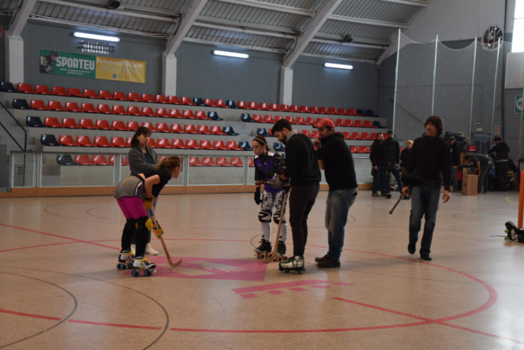 Moments del rodatge de la segona temporada de "Les de l'hoquei".