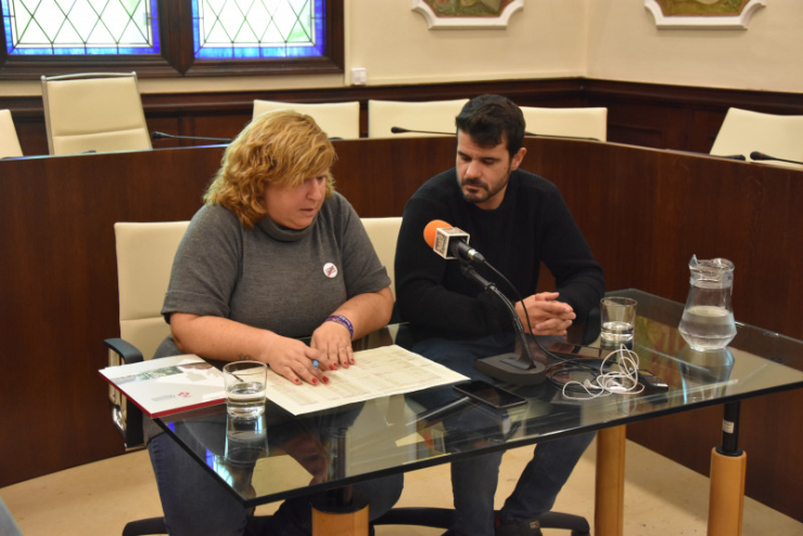 Roda de premsa de la situació actual del projecte de la Biblioteca.