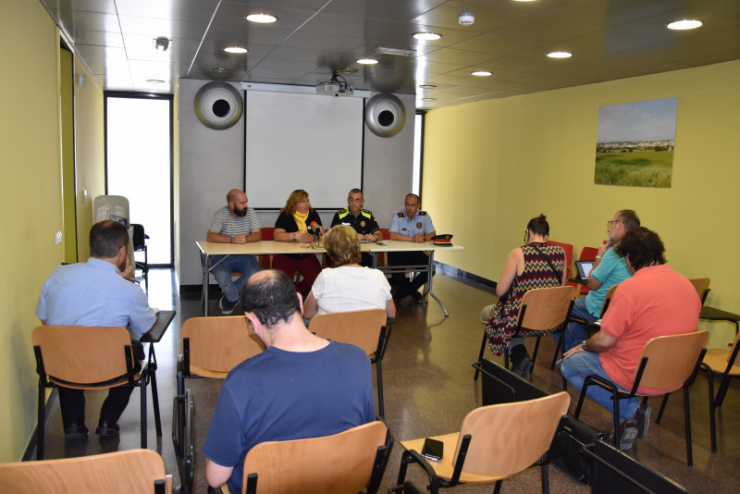 Roda de prema de valoració de la subcomissió de seguretat de la Festa Major.