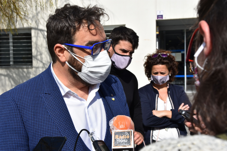 El delegat del Govern Juli Fernàndez en roda de premsa