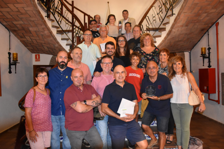 Totes les persones premiades amb  les autoritats