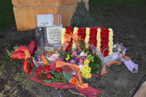Ofrena floral Homenatge Lluís Companys