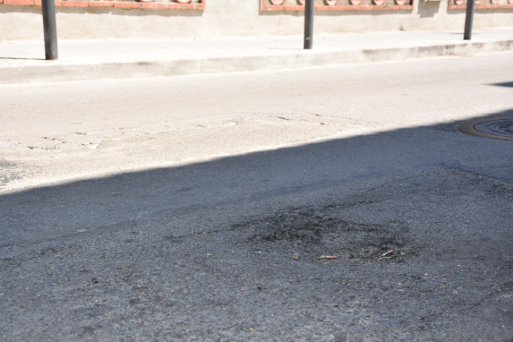 Paviment actual del carrer Barcelona