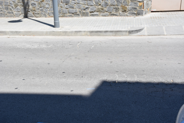 Paviment actual del carrer Barcelona